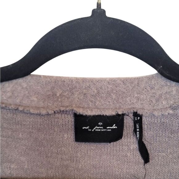 Out From Under Urban Outfitters Mauve Purple Brushed Knit Cardigan - Picture 3 of 6